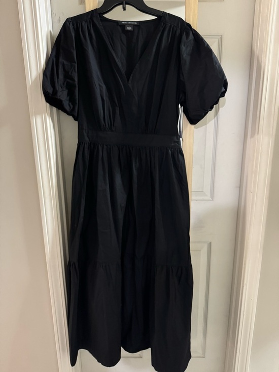 French Connection Dresses & Skirts - NWT French Connection Black Puff Sleeve Maxi Dress